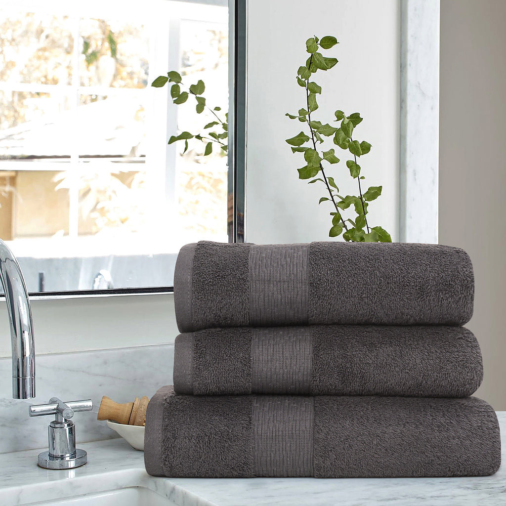 Badetücher, 70 x 140 cm, Handtücher, 50 x 100 cm, 100% Baumwolle, 550 g/m², Oeko-TEX® Zertifiziert