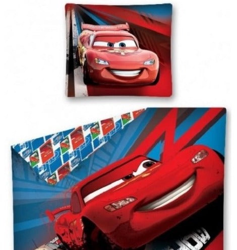 Kinder Bettwäsche 135x200cm, 2-Teilig Bettbezug Set mit Car Muster