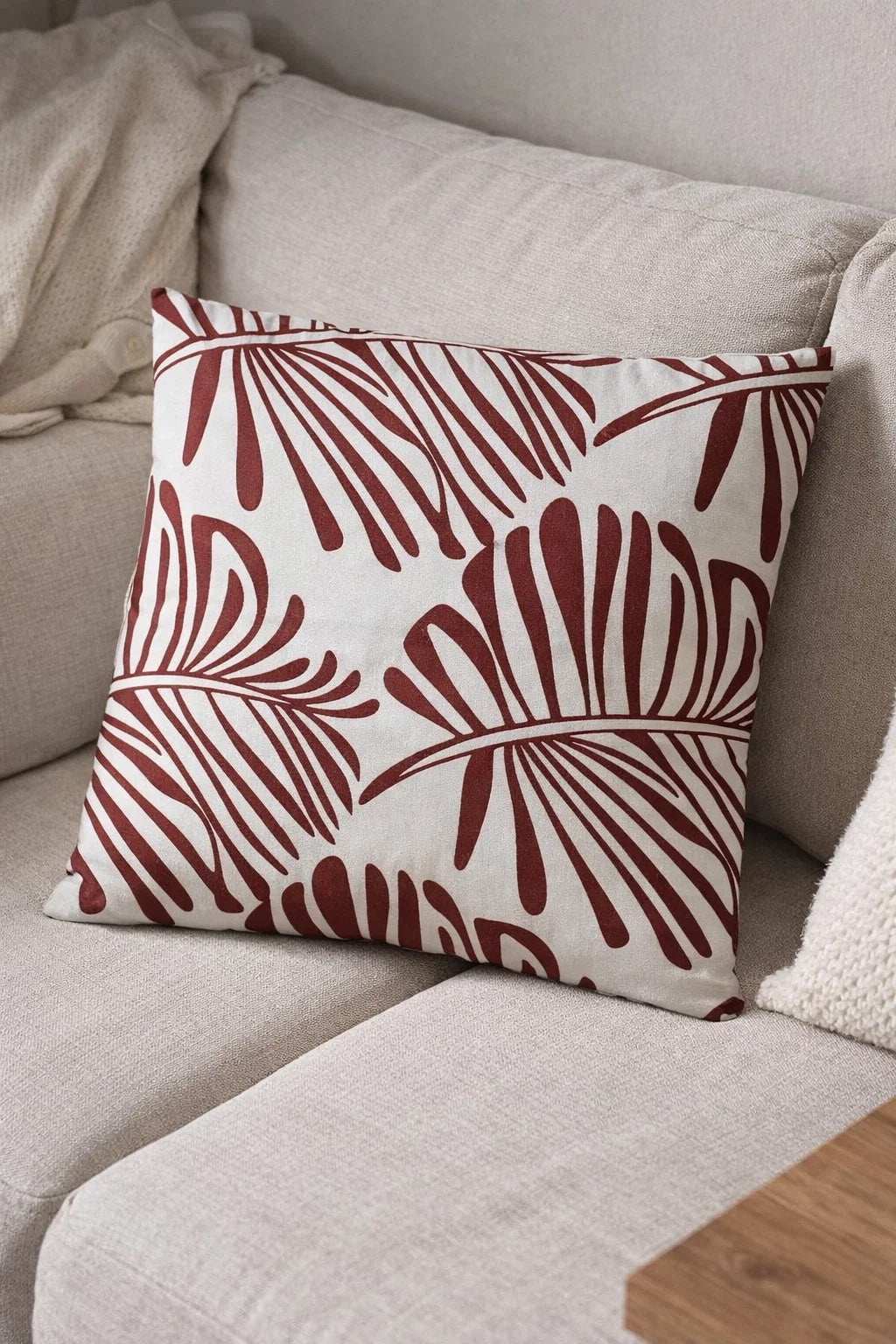 Heim24h, 2er-Set Kissenbezug Sofakissen Dekokissen mit Reißverschluss, 100 % Baumwolle