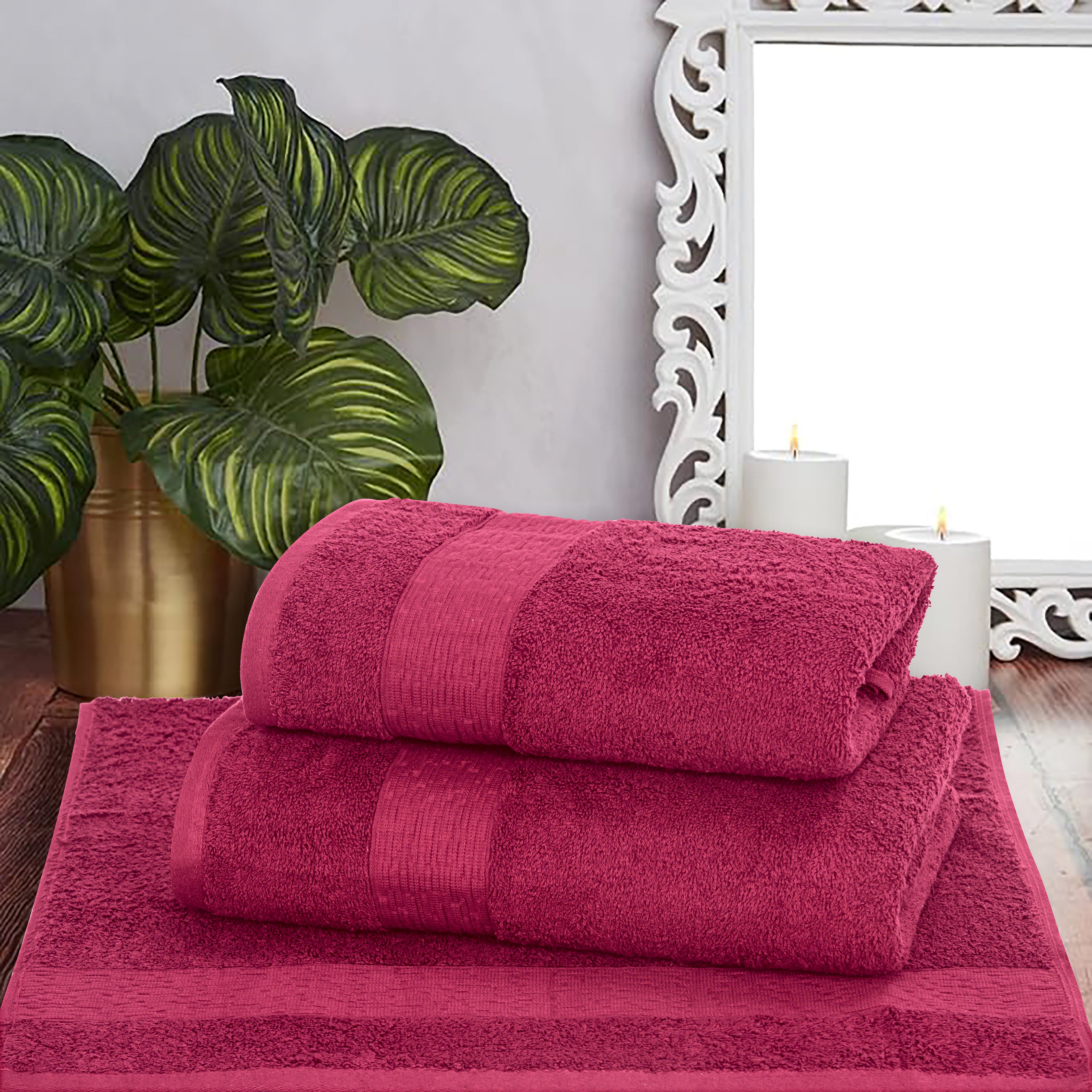 Badetücher, 70 x 140 cm, Handtücher, 50 x 100 cm, 100% Baumwolle, 550 g/m², Oeko-TEX® Zertifiziert