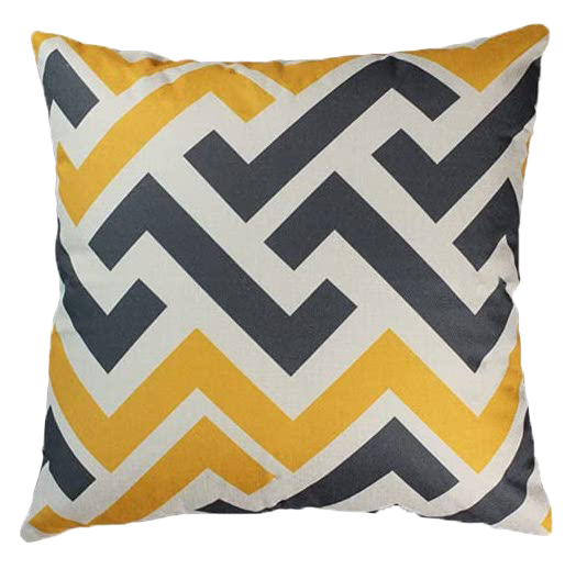 Heim24h, 2er-Set Kissenbezug Sofakissen Dekokissen mit Reißverschluss, 100 % Baumwolle