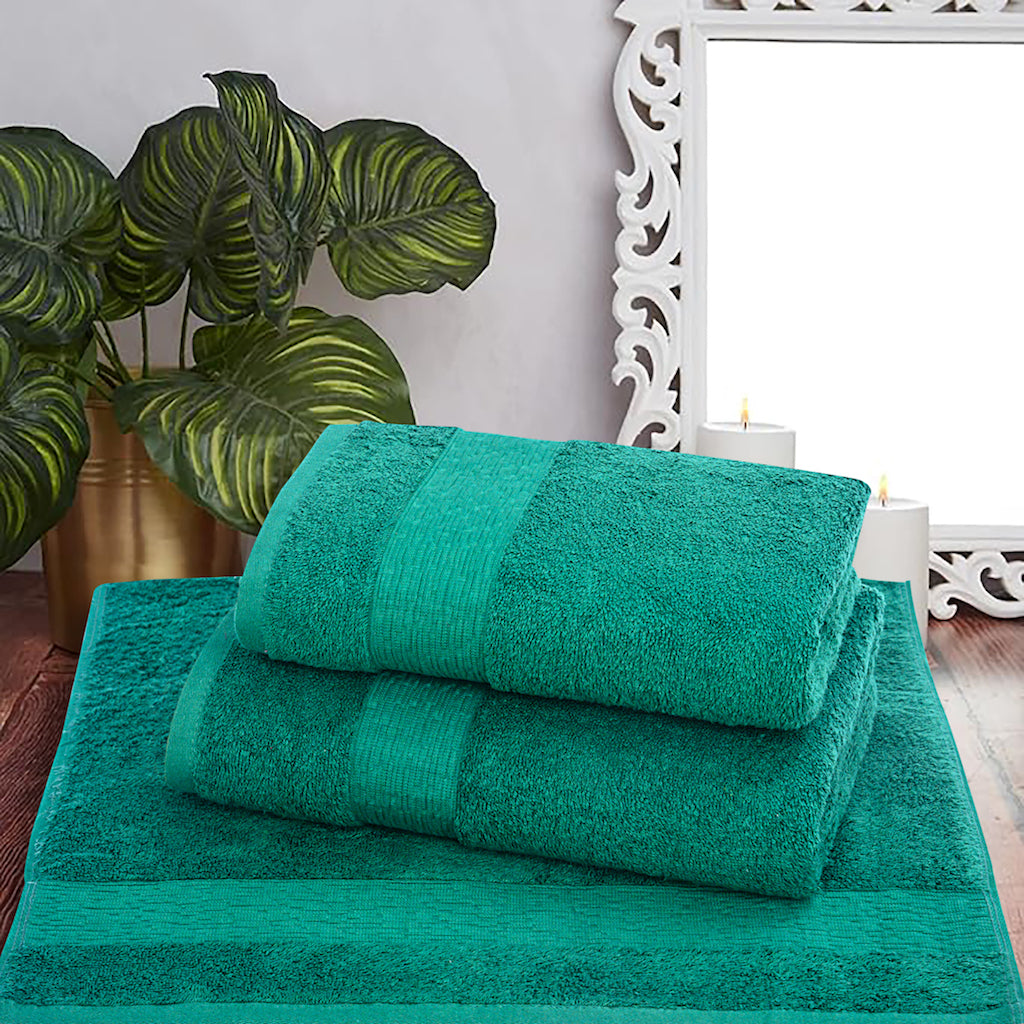 Badetücher, 70 x 140 cm, Handtücher, 50 x 100 cm, 100% Baumwolle, 550 g/m², Oeko-TEX® Zertifiziert