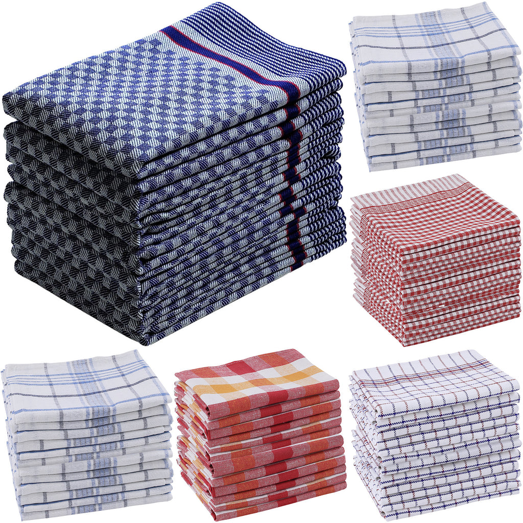 Heim24h Küchentücher 5er Set 50x70 cm aus 100% Baumwolle, Oeko Tex® Standard 100 zertifiziert,